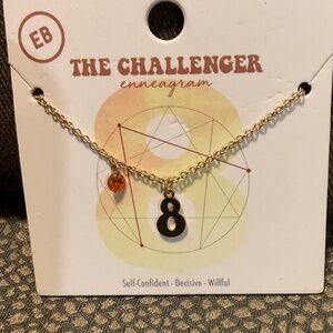 NWT Enneagram “8” Personality Type Charm Necklace